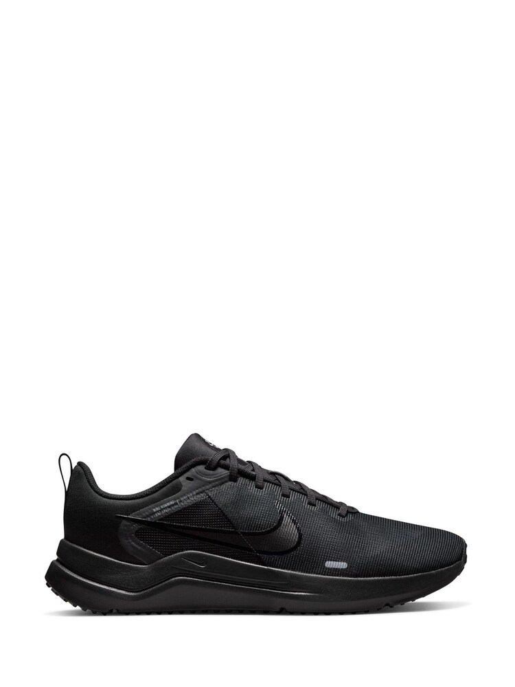 Nike Black Downshifter 12 Running Trainers - Image 1 of 10