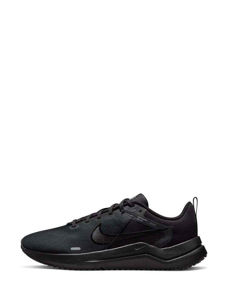 Nike Black Downshifter 12 Running Trainers - Image 2 of 10