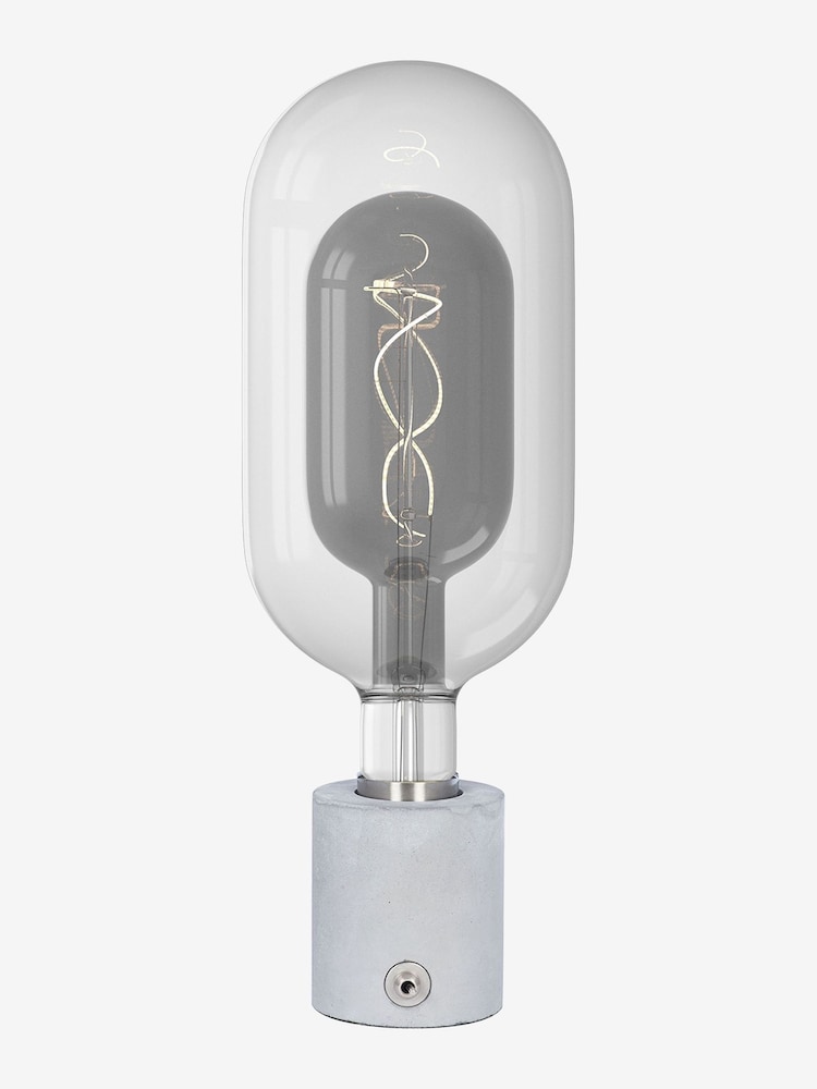Pacific Grey Frowick Concrete Bulb Holder LED Light Bulb - Image 1 of 1
