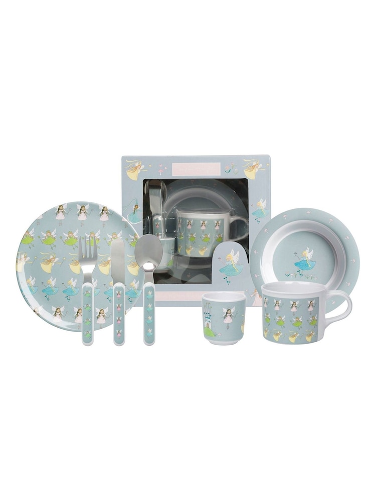 Sophie Allport Blue Princess Fairies Melamine Mealtime Set - Image 1 of 7