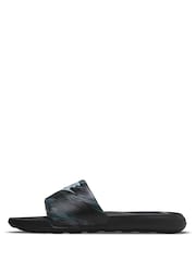 Nike Black Camo Victori One Sliders - Image 2 of 7