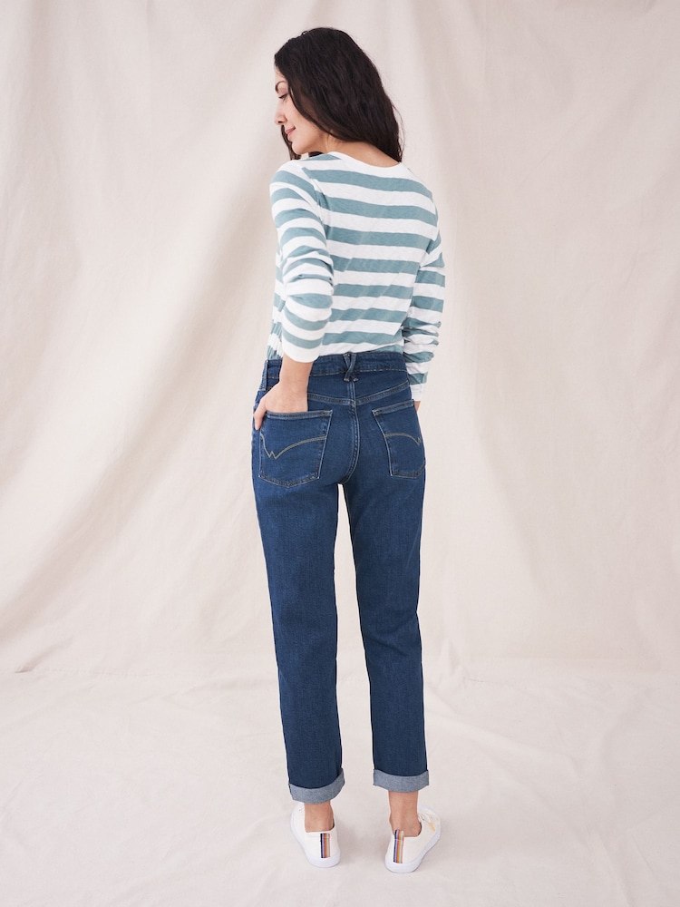 White Stuff Blue Denim Katy Relaxed Slim Jeans - Image 1 of 5