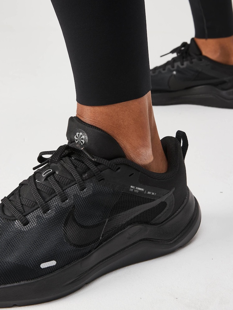 Nike Black Downshifter 12 Running Trainers - Image 2 of 5