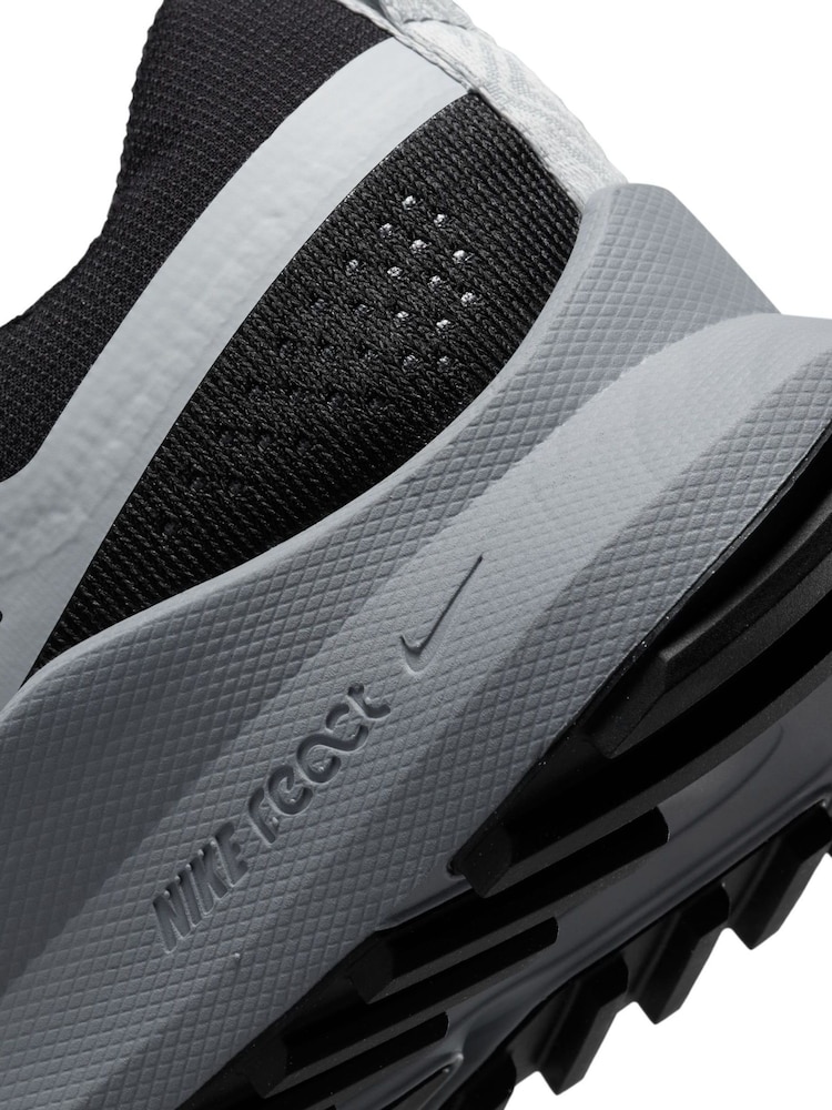 Nike Silver/Black Pegasus 4 Trail Running Trainers - Image 10 of 10