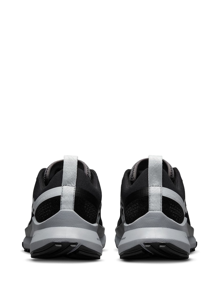 Nike Silver/Black Pegasus 4 Trail Running Trainers - Image 7 of 10