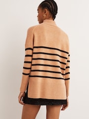 Boden Black Oversized High Neck Jumper - Image 2 of 5