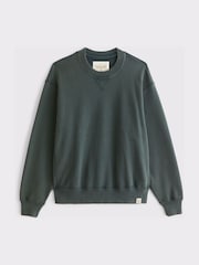 Abercrombie & Fitch Heritage ауыр салмақтағы Экипаж мойын жемпірі - 1суретінің 1 суреті