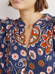 Boden Blue Easy Jersey Midi Dress - Image 2 of 6