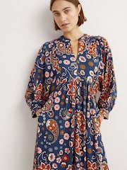 Boden Blue Easy Jersey Midi Dress - Image 4 of 6