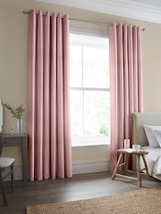 Laura Ashley Blush Pink Easton Made To Measure Curtains - Image 2 of 6