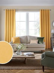 Laura Ashley Yellow Easton Made To Measure Curtains - Image 1 of 6