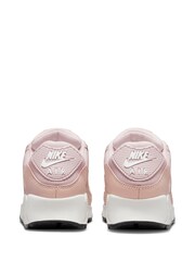 Nike Pink Air Max 90 Trainers - Image 4 of 13