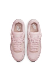 Nike Pink Air Max 90 Trainers - Image 6 of 13