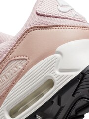 Nike Pink Air Max 90 Trainers - Image 9 of 13