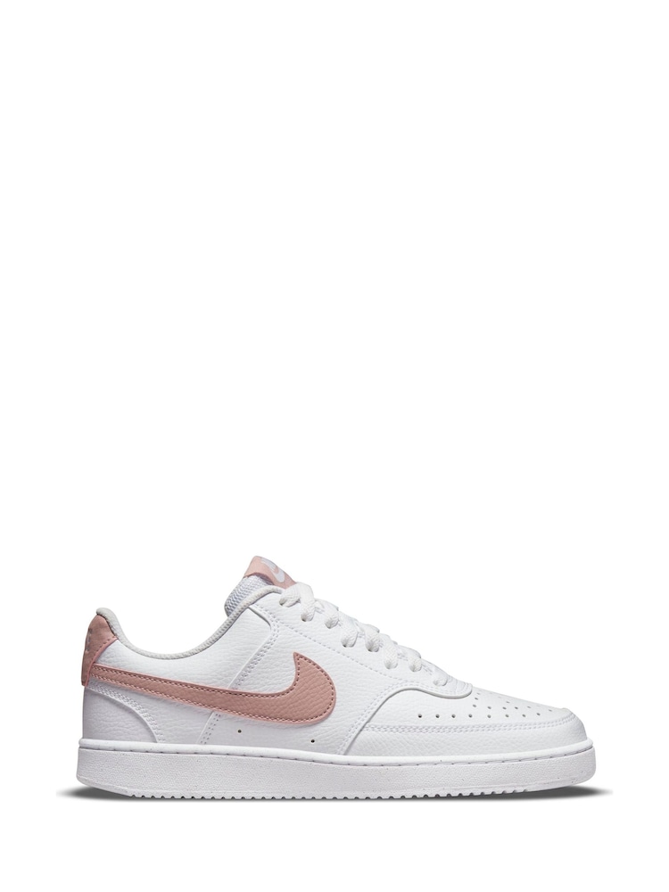 Белый/розовый - Низкие кроссовки Nike Court Vision - Image 1 of 10