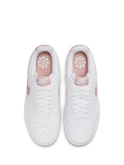 Белый/розовый - Низкие кроссовки Nike Court Vision - Image 5 of 10