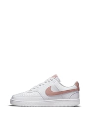Белый/розовый - Низкие кроссовки Nike Court Vision - Image 7 of 10