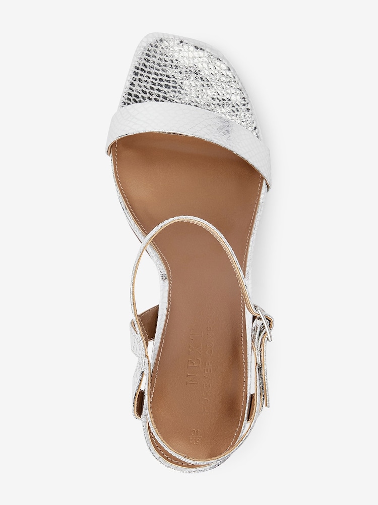 Argent - Sandales Forever Comfort® à brides et talons fins - Image 5 of 6
