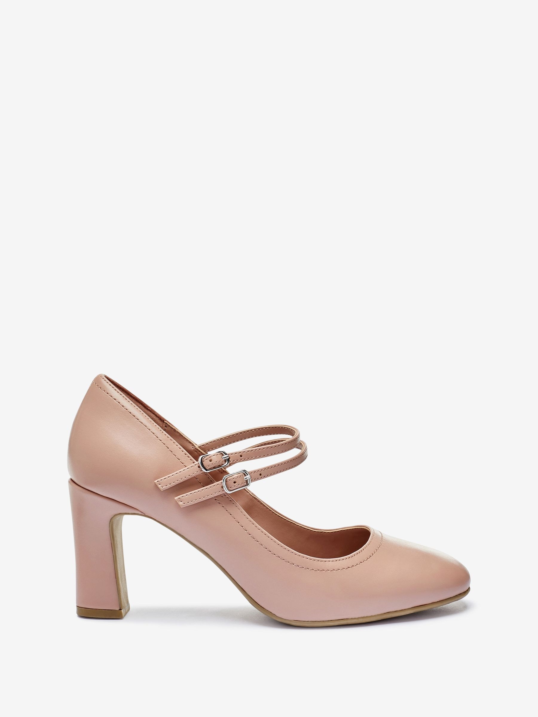 Nude Pink Standard Wide Fit Forever Comfort Mary Jane Shoes