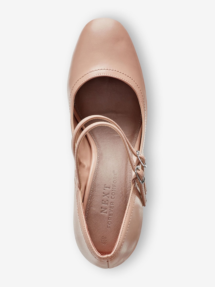 Nude Pink Standard/Wide Fit Forever Comfort® Mary Jane Shoes - Image 5 of 6
