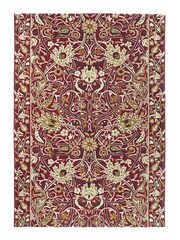 Morris & Co. Red Seaweed Rug - Image 1 of 4