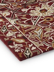 Morris & Co. Red Seaweed Rug - Image 3 of 4