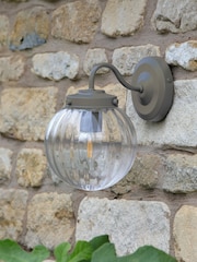 Laura Ashley Grey Georgie Outdoor Wall Light - Image 1 of 3