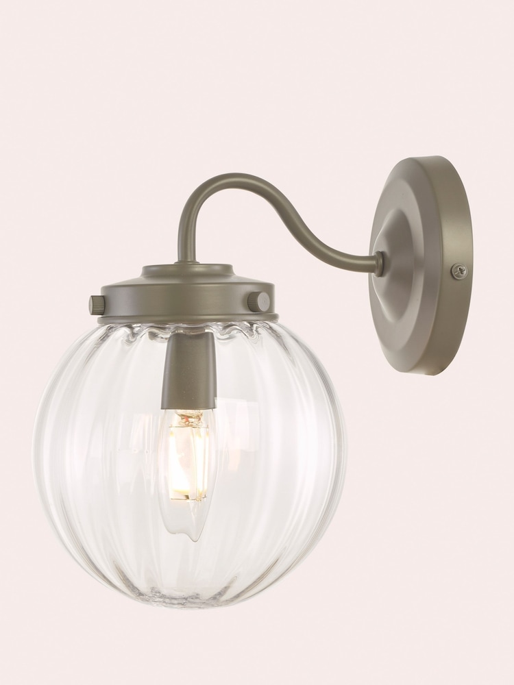 Laura Ashley Grey Georgie Outdoor Wall Light - Image 2 of 3