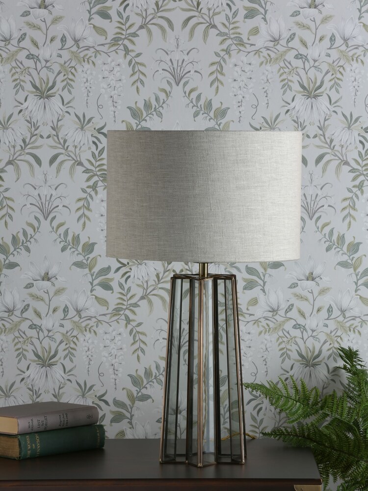 Laura Ashley Brass Star Table Lamp - Image 1 of 3