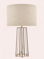 Laura Ashley Brass Star Table Lamp - Image 2 of 3