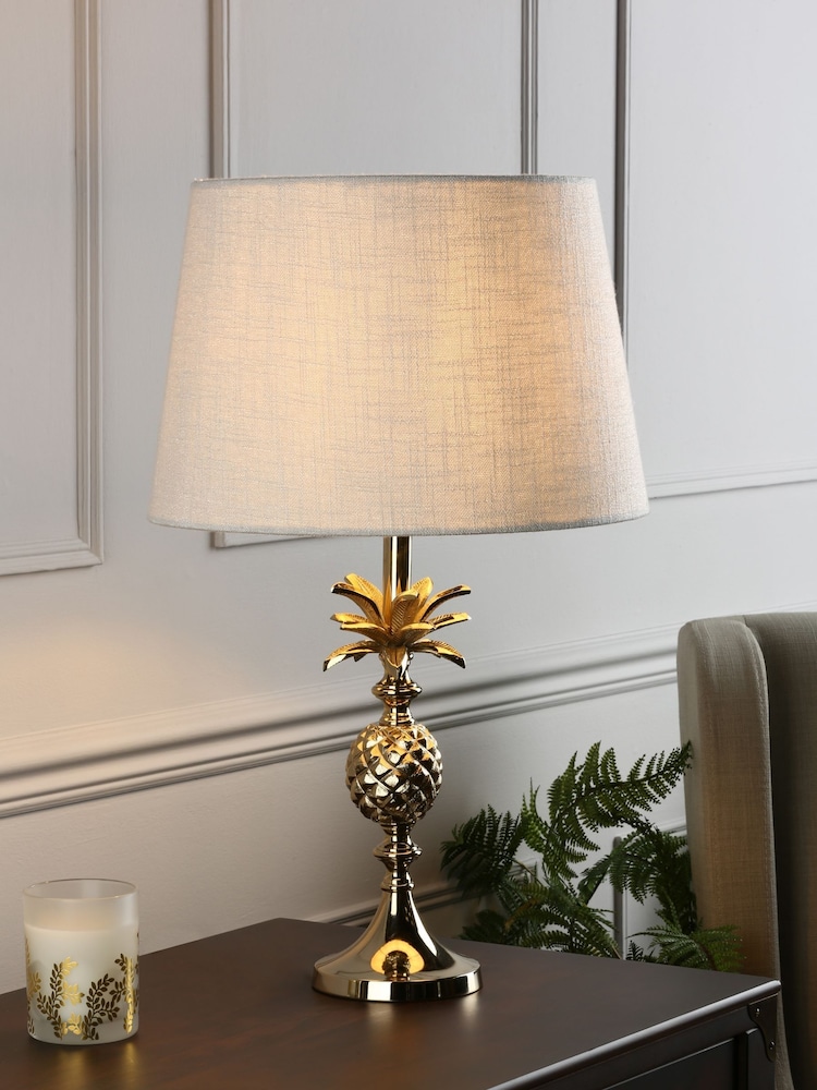 Laura Ashley Gold Penelope Pineapple Table Lamp Base - Image 1 of 3