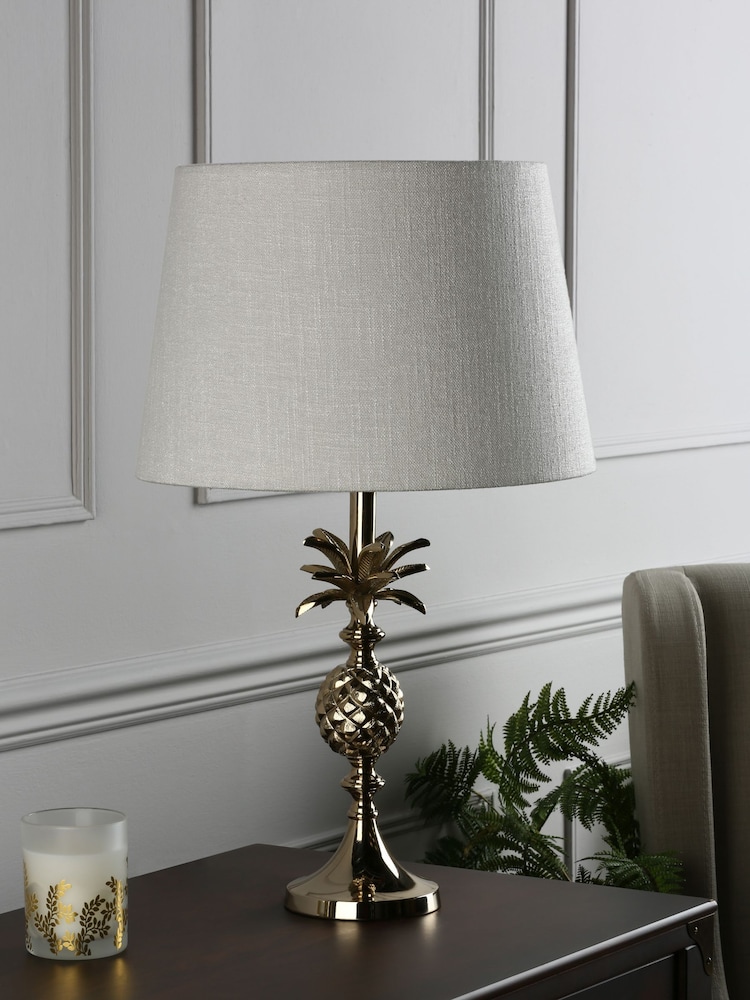 Laura Ashley Gold Penelope Pineapple Table Lamp Base - Image 2 of 3