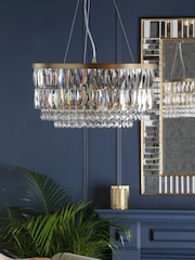 Laura Ashley Brass Rhosill 4 Light Ceiling Light - Image 2 of 5