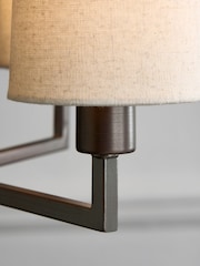 Black Greenwich 4 Light Flush Ceiling Light - Image 3 of 6