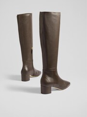 LK Bennett Brown Low Karen Kristen Boots - Image 3 of 4