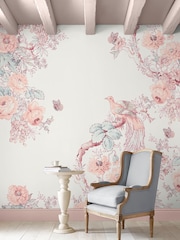 Laura Ashley Pink Birtle 3M Mural - Image 1 of 4
