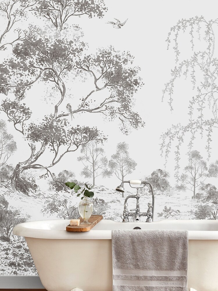 Laura Ashley Black Talbenny 3M Mural - Image 1 of 3