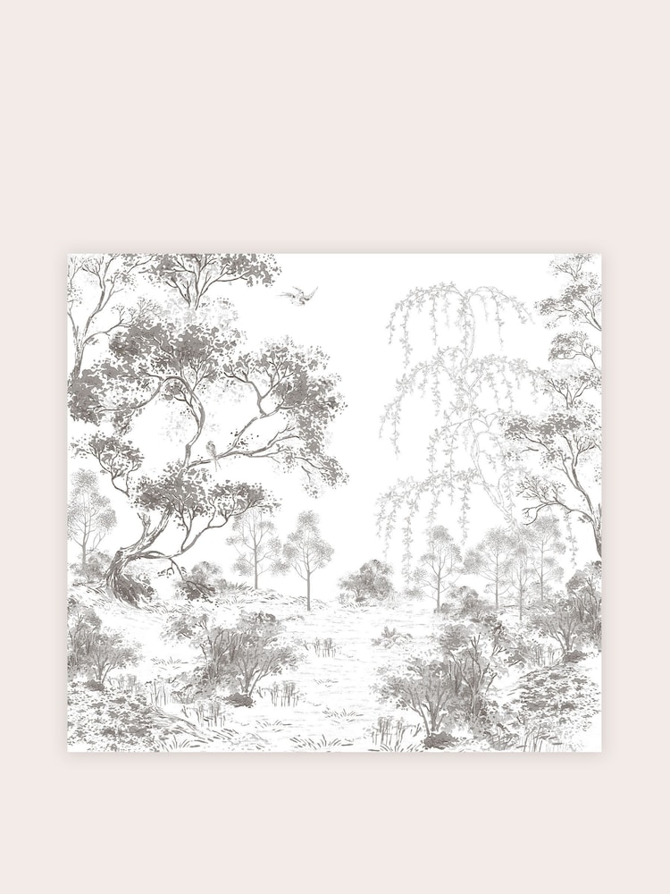 Laura Ashley Black Talbenny 3M Mural - Image 2 of 3