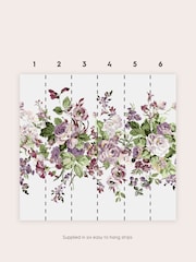 Laura Ashley Purple Rosemore 3M Mural - Image 3 of 4
