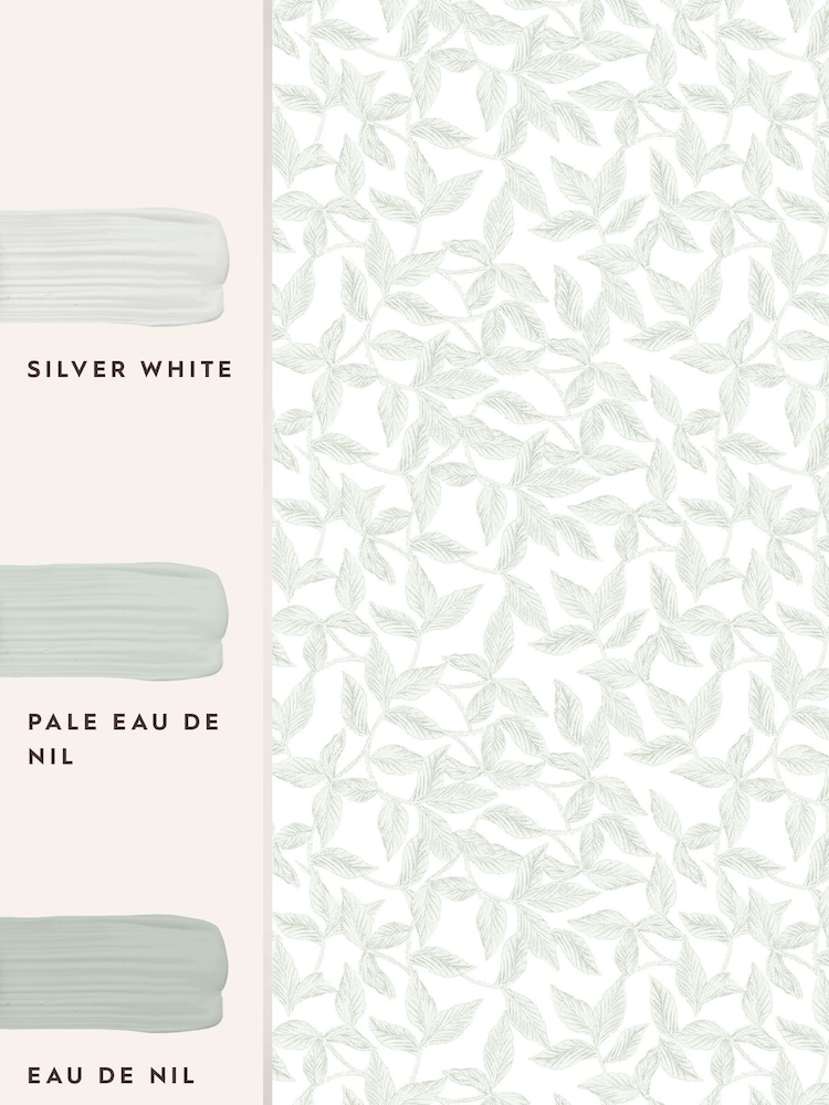 Laura Ashley Eau de Nil Green Erwood Wallpaper - Image 4 of 4