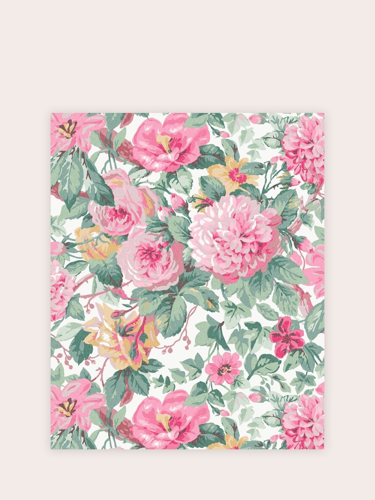 Laura Ashley Pink Aveline 10M Wallpaper - Image 2 of 4