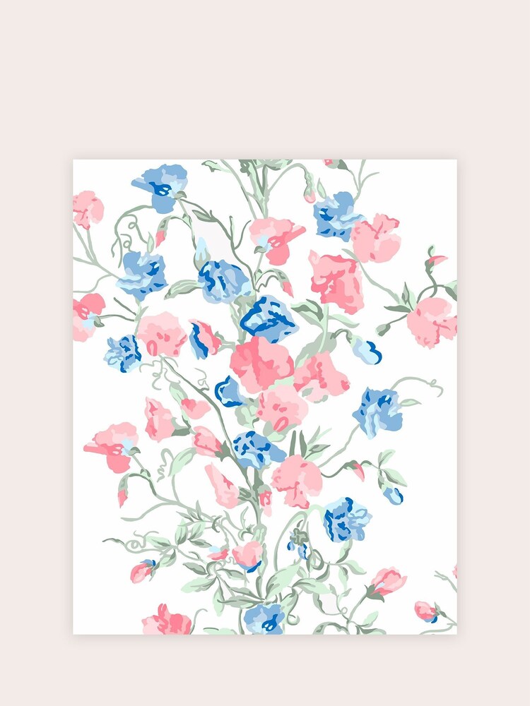Laura Ashley Blush Pink Charlotte 10M Wallpaper - Image 2 of 4