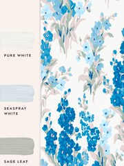 Laura Ashley Blue Stocks 10M Wallpaper - Image 4 of 4