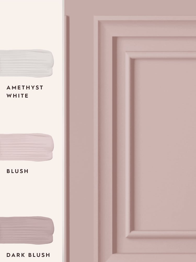 Laura Ashley Blush Pink Redbrook 10M Wallpaper - Image 4 of 4