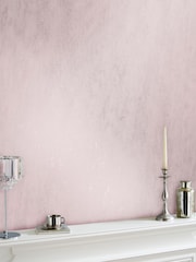 Laura Ashley Blush Pink Whinfell 10M Wallpaper - Image 1 of 4