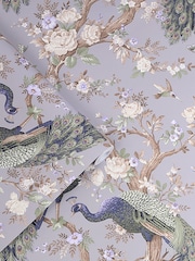 Laura Ashley Pale Iris Purple Belvedere 10M Wallpaper - Image 3 of 4