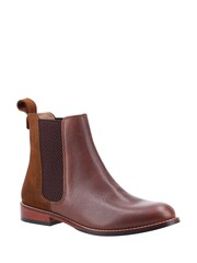 Hush Puppies Brown Chloe Slip-On Ankle Boots - Image 2 of 4