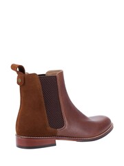 Hush Puppies Brown Chloe Slip-On Ankle Boots - Image 3 of 4