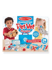 Melissa & Doug Multi Examine Treat Pet Vet Play Set - Image 1 of 12