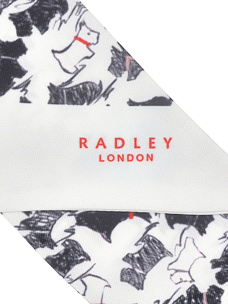 Radley London White & Blue All Wrapped Up Handbag Scarf - Image 2 of 2 Radley London White & Blue All Wrapped Up Handbag Scarf - Image 2 of 2